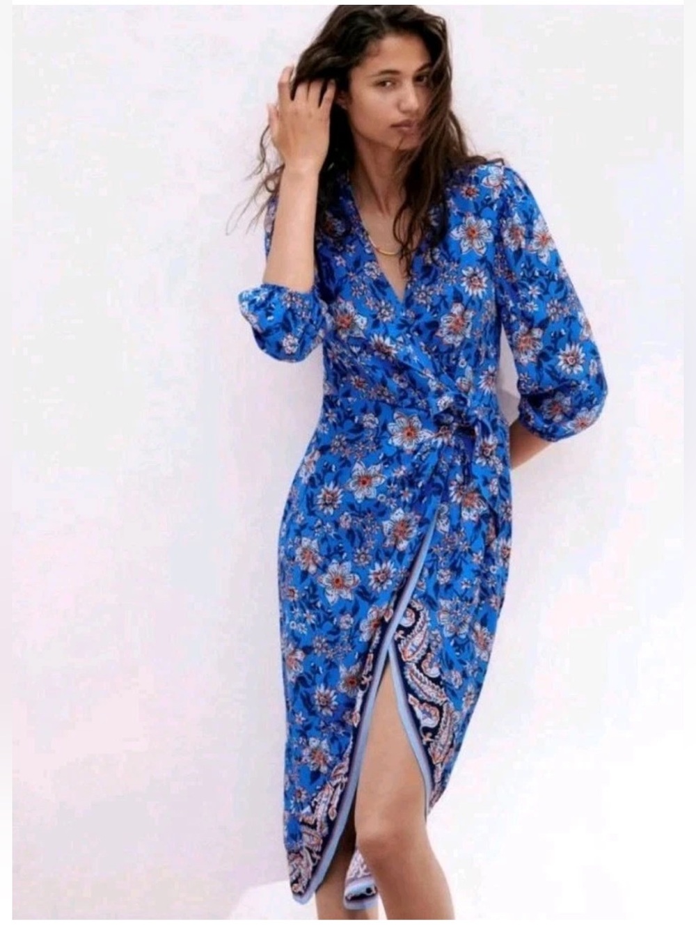 Zara Megane Wrap Dress - L